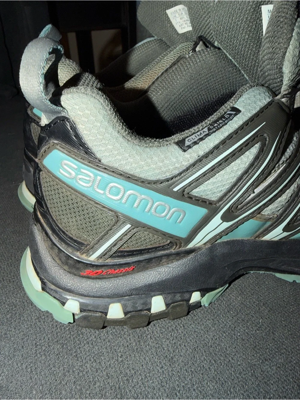 Solomon 3D Chassis Woman’s Shoes Size 8.5 Outdoor Walking Hiking XA Pro